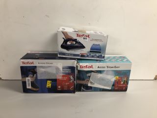 3 X TEFAL ITEMS TO INCLUDE IRON