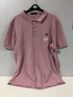 FRED PERRY MEN'S POLO SHIRT (SIZE XL)