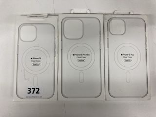 3 X APPLE IPHONE 15 PRO MAX CLEAR CASE