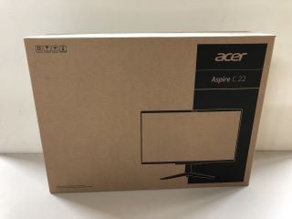 ACER ASPIRE C22 HIGH DEFINITION DESKTOP PC WITH MONITOR 4GB DDR4 MEMORY 21.5" WIDE ANGLE MONITOR 256GB SOLID STATE HDD