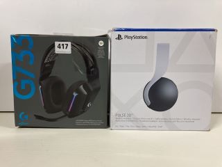 2 X GAMING HEADSETS TO INCLUDE PLAYSTATION PULSE 3D
