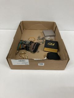 A BOX OF ASSORTED VINTAGE AND COSTUME JEWELLERY (MPSA20664922)