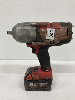 MILWAUKEE CORDLESS POWER WRENCH (WITH BATTERY, NO CHARGER) (MPSE54817533)