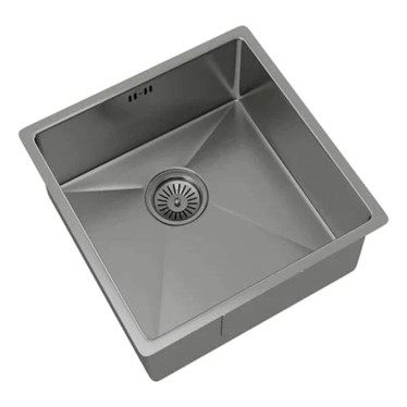 SINGLE BOWL INSET OR UNDERMOUNTED SINK (540 X 440 X 205) (RRP: £360.00)