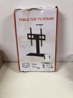 HOMEWARES TO INCLUDE A TABLE TOP TV STAND
