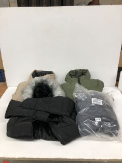CLOTHING TO INCLUDE A BOYS COAT AGES 4-5