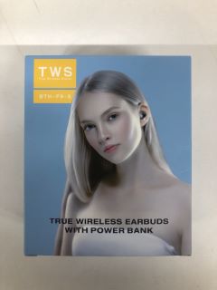 TWS TRUE WIRELESS EARBUDS WITH POWER BANK