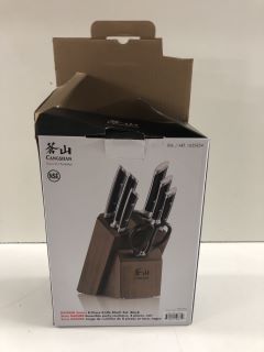 CANGSHAN 8 PIECE KNIFE BLOCK SET (18+ ID REQUIRED)