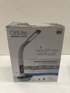 OTTLITE WELLNESS WIRELESS CHARGING LED LAMP WITH COLOUR CHANGING BASE