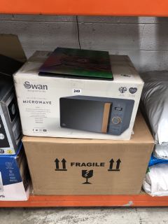 2 X MICROWAVE OVENS TO INCLUDE SWAN