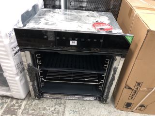 MIELE SINGLE ELECTRIC OVEN MODEL H7464BP (SMASHED GLASS)