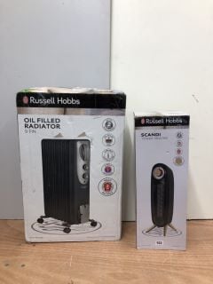 2 X RUSSELL HOBBS ITEMS INC OIL FILLED RADIATOR