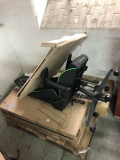 PALLET OF ITEMS INC GAMING CHAIR