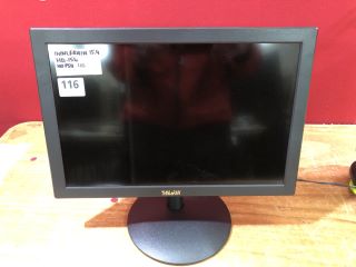 THINLERAIN 16" MONITOR MODEL HD-154 (WITH STAND,NO POWER SUPPLY,LINE ON SCREEN,WITH BOX)