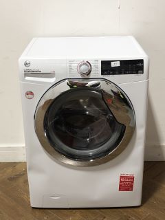 HOOVER H-WASH 300 H3WS69TAMCE FREESTANDING WASHING MACHINE, CHROME DOOR, WIFI CONNECTED, 9 KG LOAD, 1600 RPM, WHITE RRP £399