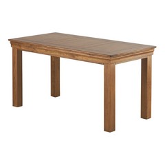 OAK FURNITURE LAND FRENCH FARMHOUSE RUSTIC SOLID OAK 4FT X 2FT 6  -  4 SEATER DINING TABLE RRP £529.99