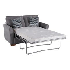 OAK FURNITURE LAND JASMINE 2 SEATER DELUXE SOFA BED | ORKNEY GRAPHITE FABRIC RRP £1099.99