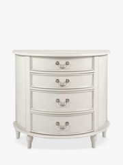 LAURA ASHLEY CLIFTON 4 DRAWER CHEST, GREY RRP £750