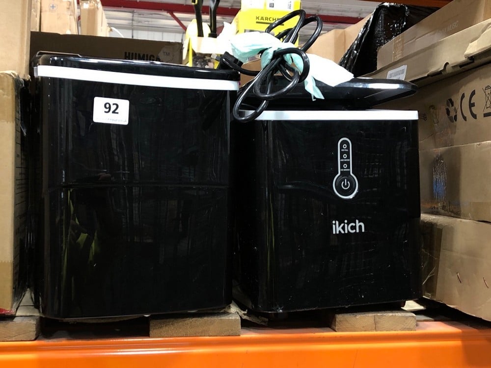 John Pye Auctions IKICH PORTABLE ICE MAKER BLACK TO INCLUDE R.W.FLAME