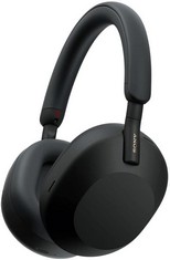 SONY WH-1000XM5 WIRELESS BLUETOOTH NOISE-CANCELLING HEADPHONES (ORIGINAL RRP - £316.00) IN BLACK. (UNIT ONLY) [JPTC65477]