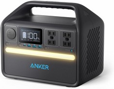 ANKER POWERHOUSE II 400, 300W/388.8WH PORTABLE POWER STATION POWER ACCESSORY IN BLACK. (WITH BOX) [JPTC65465]