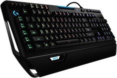 LOGITECH G910 ORION SPECTRUM MECHANICAL GAMING KEYBOARD PC ACCESSORY (ORIGINAL RRP - £130.00) IN BLACK. (WITH BOX) [JPTC65582]