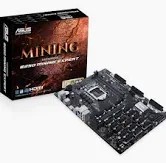 ASUS B250 MINING EXPERT MOTHER BOARD PC ACCESSORY (ORIGINAL RRP - £180.00) IN BLACK. (WITH BOX) [JPTC65594]