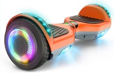 SISIGAD HY-A12 HOVER BOARD (ORIGINAL RRP - £112.99) IN ORANGE AND GREY. (UNIT ONLY) [JPTC65591]