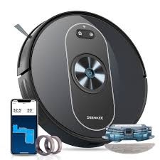 DEENKEE D40 ROBOT HOOVER HOME ACCESSORY IN BLACK. (WITH BOX) [JPTC65429]