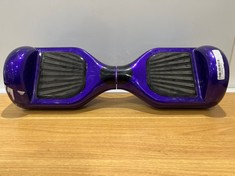 2 WHEEL BALANCED SCOOTER HOVER BOARD IN PURPLE. (UNIT ONLY) [JPTC65452]
