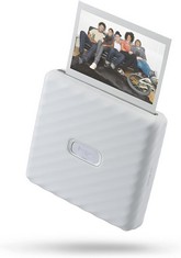 FUJIFILM INSTAX LINK WIDE AND 2 INSTANT FILM 20 SHEETS PRINTER (ORIGINAL RRP - £140) IN WHITE. (WITH BOX) [JPTC65674]