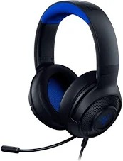 RAZER AND TURTLE BEACH 2X ITEMS TO INCLUDE STEALTH 600 GEN 2 MAX AND KRAKEN HEADSET GAMING ACCESSORY IN BLACK AND BLUE. (UNIT ONLY AND WITH BOX) [JPTC65648]