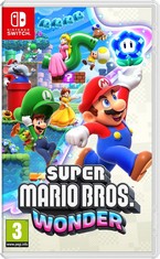 SWITCH 5 X ASSORTED ITEMS TO INCLUDE SUPER MARIO WONDER GAMES. (WITH BOX) [JPTC65708]