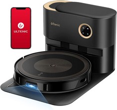 ULTENIC TS1 ROBOT VACUUM CLEANER WITH MOP HOME ACCESSORY (ORIGINAL RRP - £499.99) IN BLACK. (WITH BOX) [JPTC65560]
