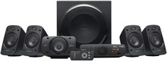 LOGITECH Z906 5.1 SURROUND SOUND  SPEAKER SYSTEM SPEAKER SYSTEM (ORIGINAL RRP - £380.00) IN BLACK. (WITH BOX) [JPTC65569]