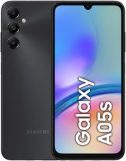 SAMSUNG GALAXY A05S 64GB SMARTPHONE (ORIGINAL RRP - £130.00) IN BLACK. (WITH BOX). (SEALED UNIT). [JPTC65490]