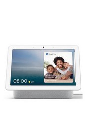 GOOGLE NEST HUB MAX HOME ACCESSORY (ORIGINAL RRP - £219) IN WHITE. (WITH BOX & ALL ACCESSORIES). (SEALED UNIT). [JPTC65658]
