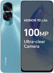 HONOR 90 LITE WITH 100MP TRIPLE CAMERA 8+256GB SMARTPHONE (ORIGINAL RRP - £250.00) IN BLUE. (WITH BOX) [JPTC65481]