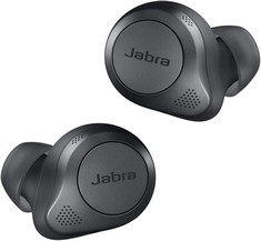 JABRA ELITE 85T EAR BUDS (ORIGINAL RRP - £170) IN BLACK. (WITH BOX & ALL ACCESSORIES) [JPTC65425]