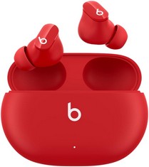 BEATS BY DR. DRE STUDIO BUDS WIRELESS EARBUDS  (ORIGINAL RRP - £159.99) IN RED. (UNIT ONLY) [JPTC65403]