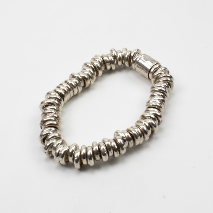 Silver Sweetie Stretch Bracelet, 31.2g (VAT Only Payable on Buyers Premium)