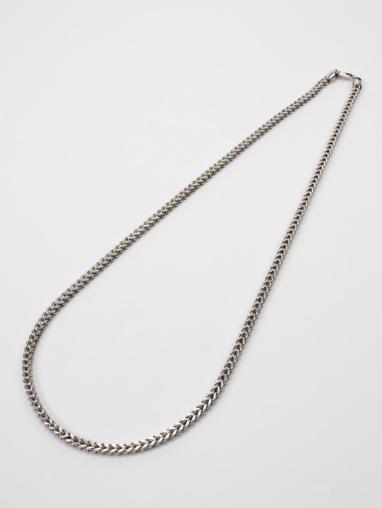 Silver Foxtail Chain, 66cm, 25.4g (VAT Only Payable on Buyers Premium)