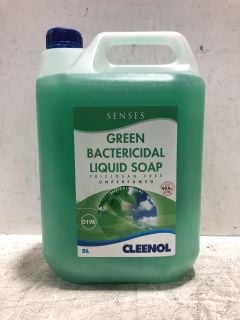 16X BOXES OF 2X5L SENSES GREEN BACTERICIDAL LIQUID SOAP RRP £320