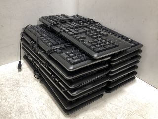 15X HP WIRED KEYBOARDS BLACK RRP £225