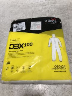 10X TRAEGA DBX100 COVERALL WITH HOODS RRP £260