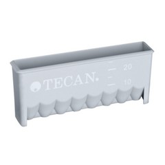 A PALLET OF TECAN 25ml REAGENT TROUGHS, PP GREY