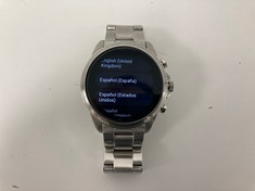 FOSSIL GEN 6 2625 SMARTWATCH IN SILVER: MODEL NO DW13F2 (WITH BOX AND CHARGER) [JPTZ5274]