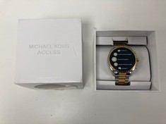 MICHAEL KORS ACCESS GEN 6 BRADSHAW SMARTWATCH (ORIGINAL RRP - €382,93) IN SILVER/GOLD: MODEL NO MKT5134 (WITH BOX & CHARGER) [JPTZ5272]