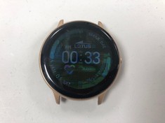 LOTUS 50015A PINK SMARTWATCH (ORIGINAL RRP - €119,00) IN GOLD/PINK FLESH. (WITH BOX, STRAP AND WITHOUT CHARGER, DISPLAY LED DAMAGED (DEAD PIXELS)) [JPTZ5288]