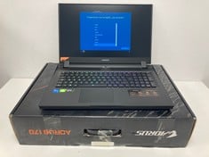 AORUS 17G RX7G 512 GB LAPTOP (ORIGINAL RRP - €1149.00) IN BLACK. (WITH BOX AND CHARGER, KEYBOARD FOREIGN DISTRIBUTION). I7-11800H, 16 GB RAM, , NVDIA GEFORCE RTX 3060 [JPTZ5179].